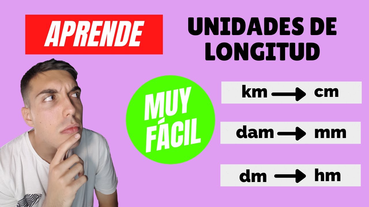 Convertir UNIDADES de MEDIDA y LONGITUD 📐 (Cómo pasar de metros a