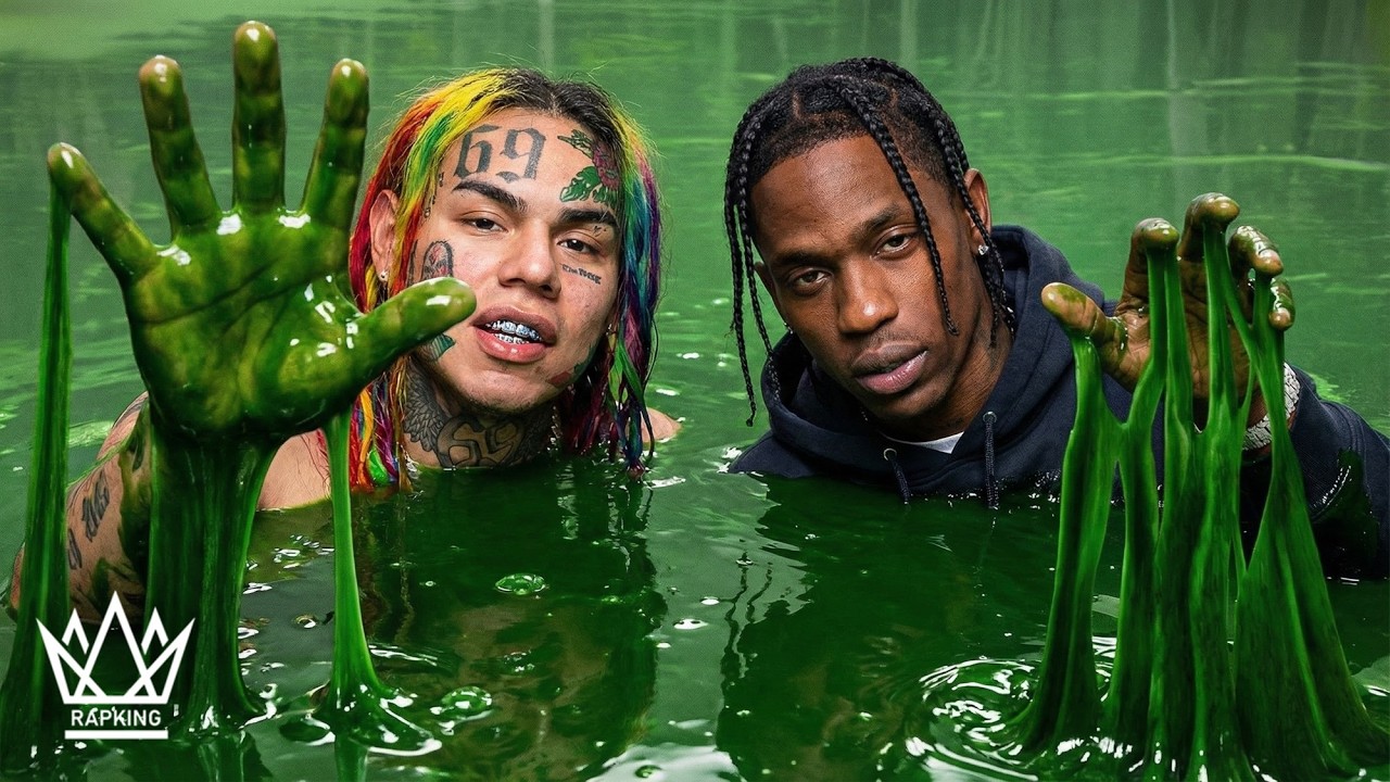 6IX9INE & Travis Scott – SLIME ft. Nicki Minaj, Takeoff (RapKing Music Video)