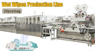 Disposable Wet Wipes Making Machine | Fully Automatic (20 pcs/bag)
