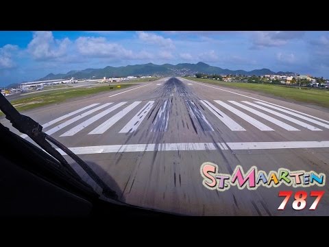 Boeing 787 from Maho Beach - Pilotsview St Maarten