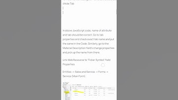 How To Hide And Show Tab In Dynamics 365 CRM Using JavaScript