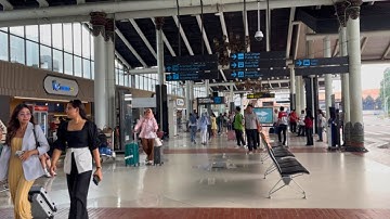4K TERMINAL BANDARA SOEKARNO HATTA International AIRPORT 1A 1B 1C⁉️#Walkingindonesia