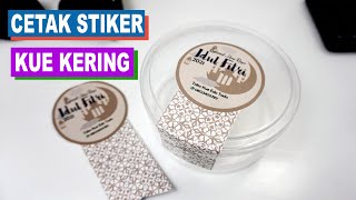 CARA MEMBUAT STIKER LABEL PRODUK SENDIRI
