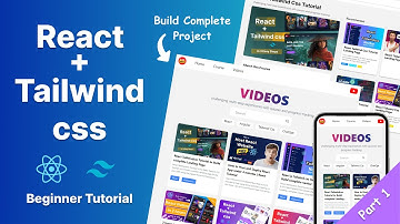 React Tailwind Css Tutorial for beginners | Build and Deploy complete Website Project | Part 1