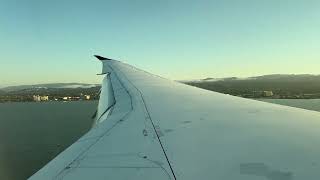 [4K] Golden Hour Boeing 787-9 Landing at San Francisco SFO | Virgin Atlantic