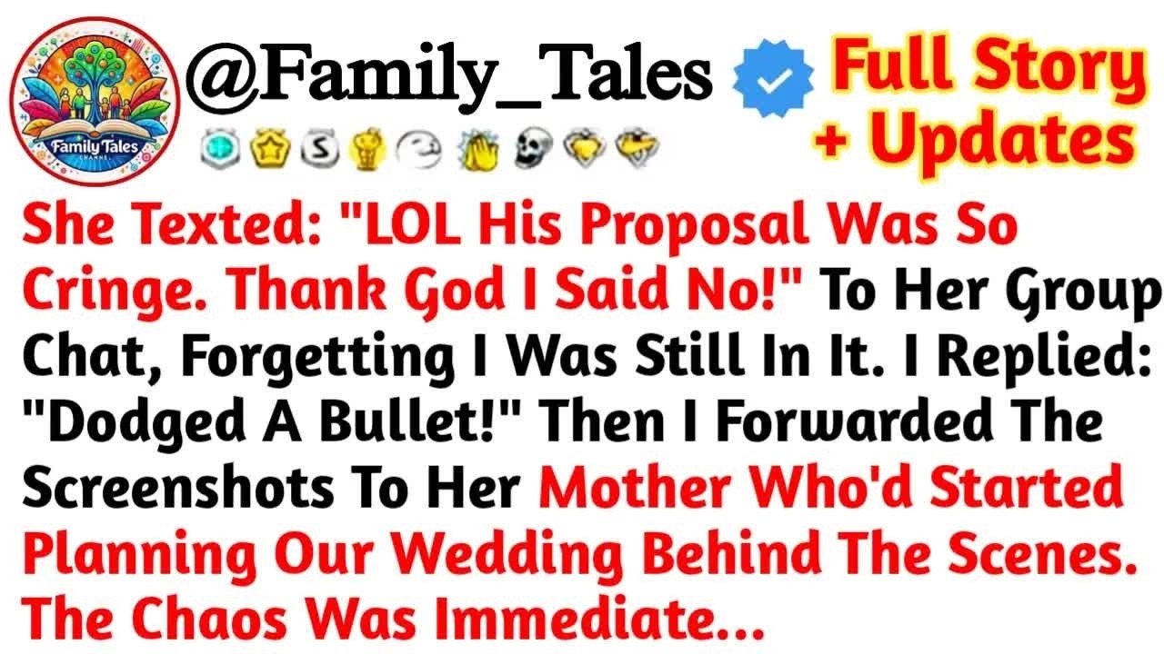 She Texted： ＂LOL His Proposal Was So Cringe  Thank God I Said No!＂ To Her Group Chat