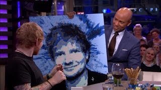 Ed Sheeran portret van lego - RTL LATE NIGHT