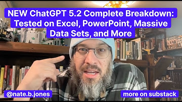 NEW ChatGPT 5.2 Complete Breakdown: Tested on Excel, PowerPoint, Massive Data Sets, and More