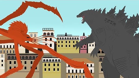Godzilla vs Scylla | Godzilla x Kong : The New Empire Epic Fight