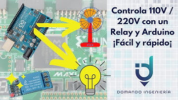 Conectar y controlar 110V / 220V con Arduino y módulo relay o relevador de 5V Fácil y rápido ⚡