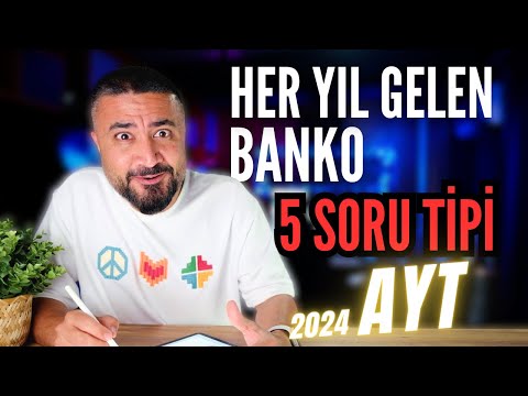 Her Yıl Çıkan Banko 5 Soru Tipi AYT Matematik