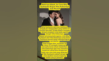 akhirnya nikah ini cara Billy bujuk vika kolesnaya jadi mualaf#fyp#viral