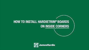 How to Install HardieTrim® Boards on Inside Corners