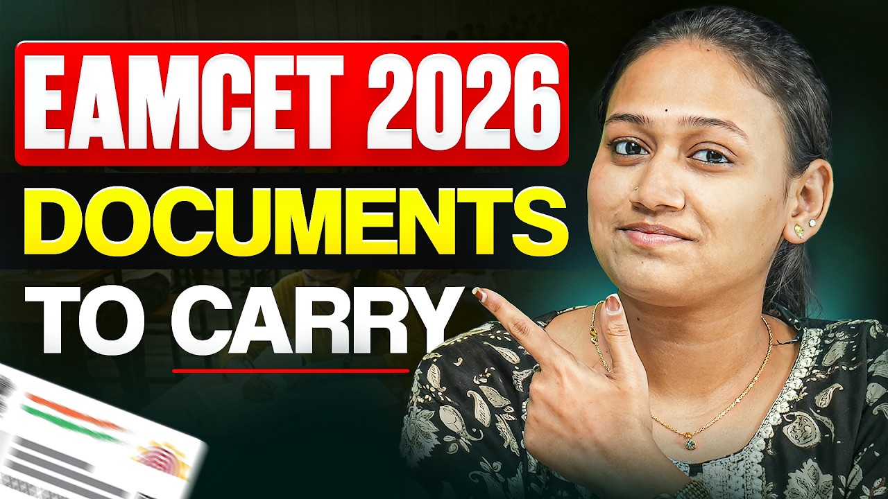 EAMCET 2026 Exam Hall ki em teesukellali | Complete checklist for AP ...