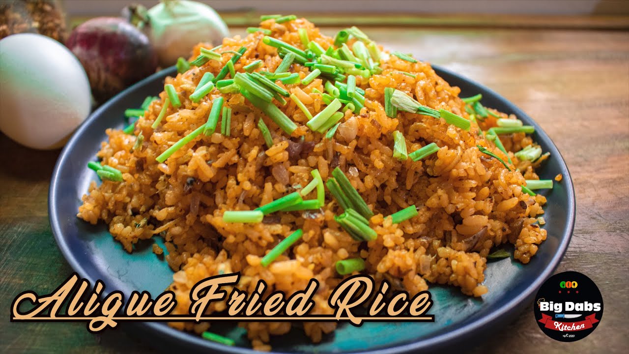 Aligue Fried Rice Big Dabs Kitchen YouTube