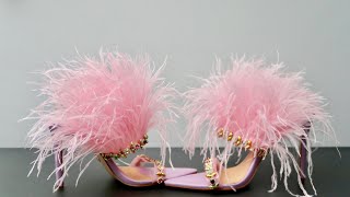 DIY | Pink Feathers & Blinged Out Heels | BellaGemaNails