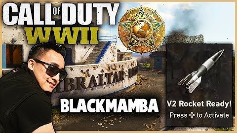 DESTROYING GIBRALTAR in solo TDM, V2 ROCKET INBOUND!!!! - COD WW2