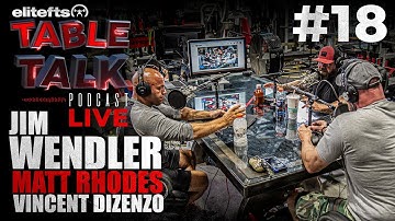elitefts Table Talk Podcast #18 - Jim Wendler, Vincent Dizenzo & Matt Rhodes | elitefts.com