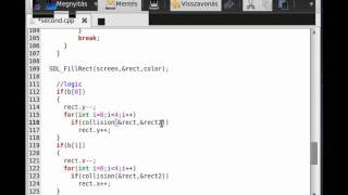 SDL tutorial 11 - (bounding box) collision detection (part 2)