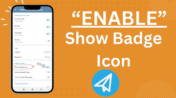 Enable Show Badge Icon On Telegram. |Technologyglance