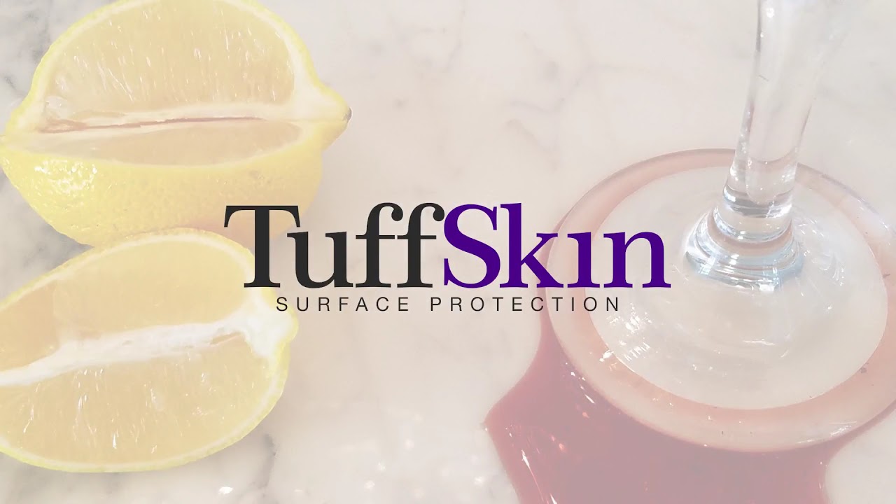 TuffSkin Surface Protection Etching & Stain Elimination on Marble, Onyx