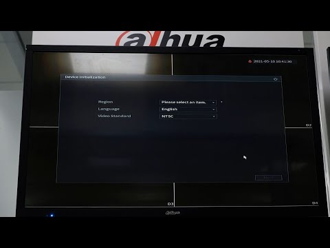 Первоначальная настройка Dahua NVR + IPC