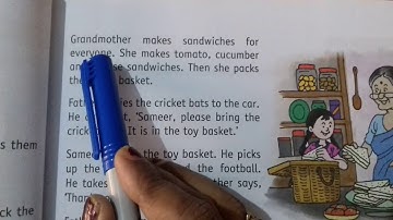 Class-1, English,chapter-3, Going for a picnic part-1