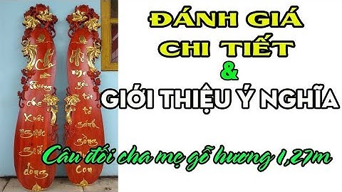 Đánh giá chi tiết và ý nghĩa của tranh gỗ câu đối cha mẹ  hình trái bầu bí