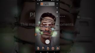 ANDROID Augmented reality  live camera face filter App (Like snapchat) screenshot 4