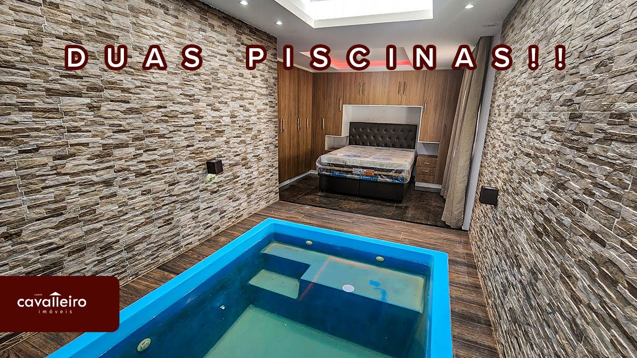 PISCINA DENTRO DO QUARTO!? Casa igual a essa você nunca viu em Maricá ...