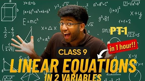 Linear Equations in Two Variables Class 9 🔥 | Chapter 4 Explained