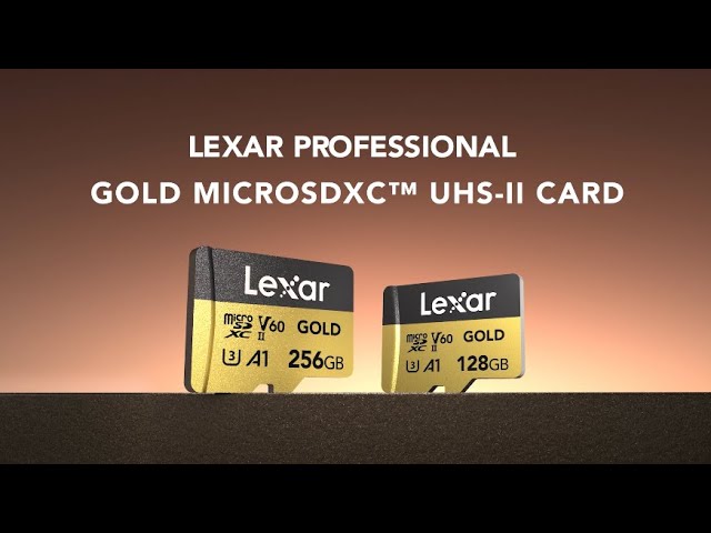 LEXAR CARTE SDHC/SDXC PROFESSIONAL UHS-II 2000X GOLD