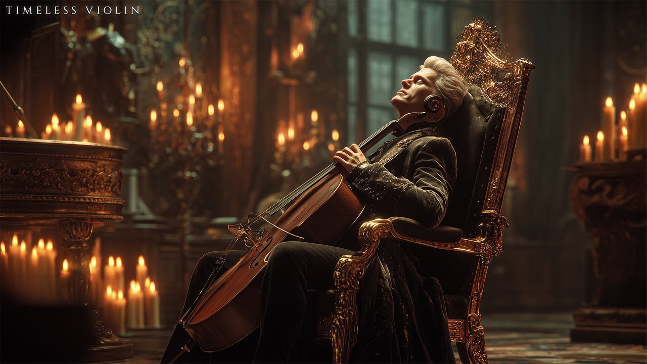 Healing Violin in a Golden Palace | Calm Music for Stress Relief & Peace