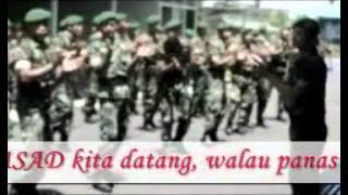 yel-yel yonif 643 dalam rangka menyambut kasad