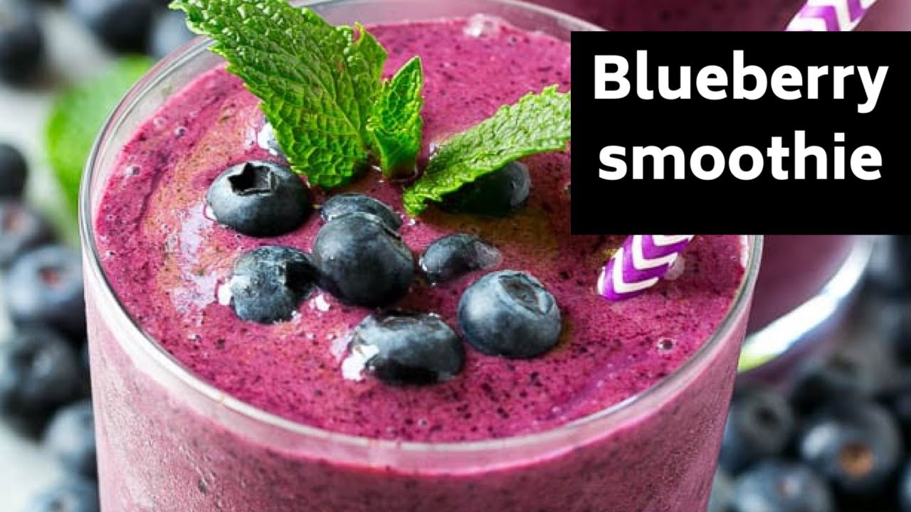 How to make Blueberry smoothie | Easy smoothie ideas - YouTube