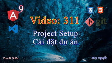 311 - Angular 9 - Project Setup - Cài đặt dự án