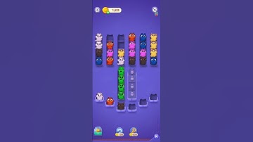 Kitty Sort Lv.21 #games #puzzlegame #gameshorts #gaming #pawsome #gameplay #solution #androidgames