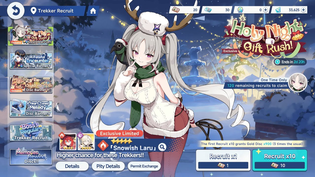 Free 20 Christmas pulls on Snowish Laru, but… (?) | Stella Sora!