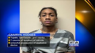 Monroe County man arrested in months-long auto burglary investigation in Lee County, Tupelo