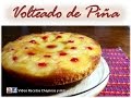 Receta Volteado de Piña