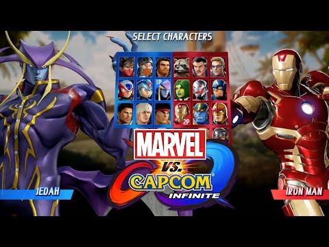 Video: Onze Eerste Blik Op De Gameplay Van Jedah En Gamora In Marvel Vs. Capcom: Infinite