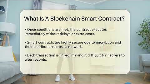 What Is A Blockchain Smart Contract? - Talking Tech Trends