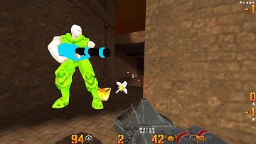 QUAKE 2 | Damiah vs syanid | friendly match on q2rdm2 (2006)