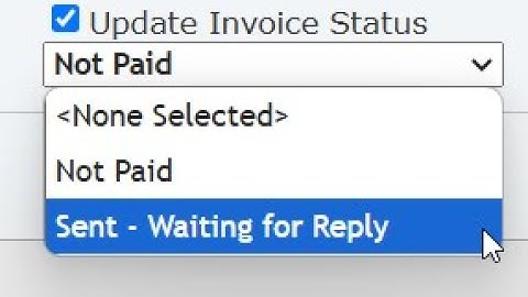 Feature Friday: Update Invoice Status When Sending Invoice Statements