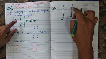 How to Change Order of integration in Double integral (HINDI) GATE