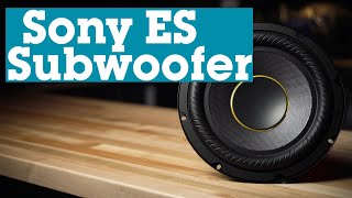 Sony XS-W104ES Mobile ES Series subwoofer | Crutchfield