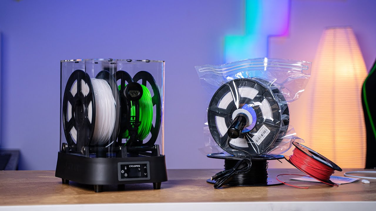 Asciugatrice per filamenti 3D (+ sottovuoto!)