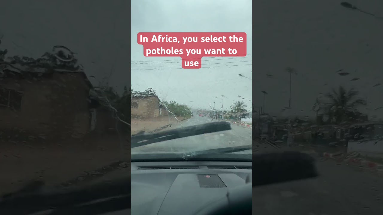Pothole is a must in Africa 