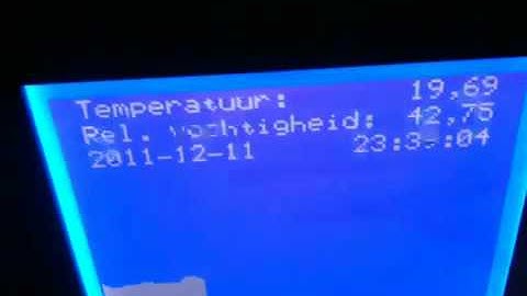 Humidity and temperature logger