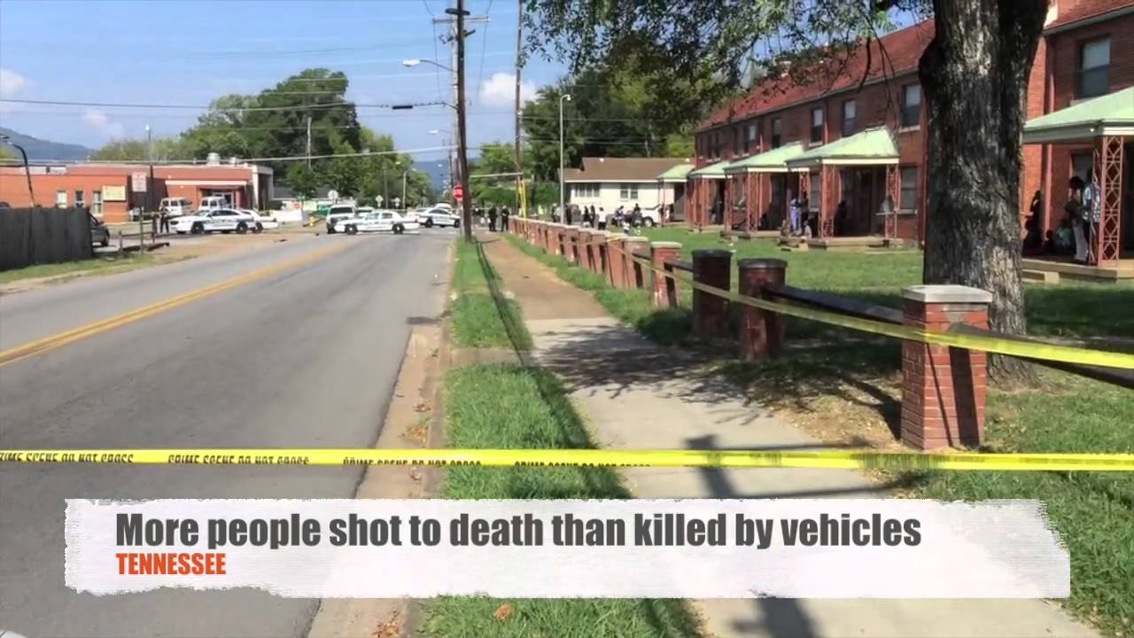 newspaper mockup More people are shot to death in Tennessee than killed by vehicles